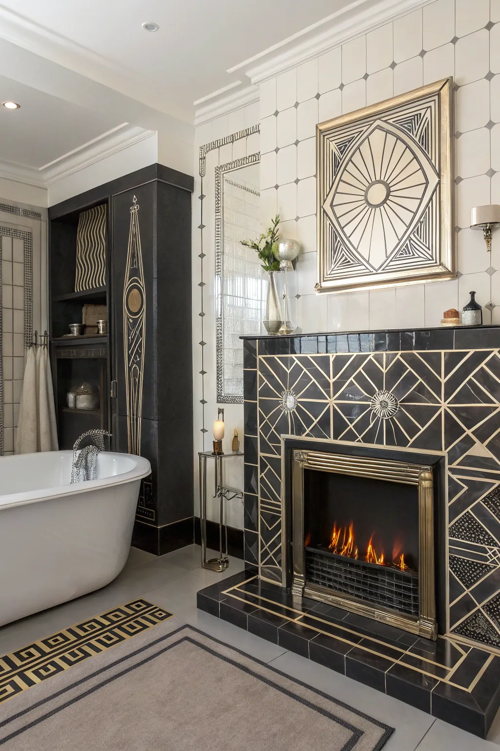Innovative Concepts for Bathrooms with Fireplaces