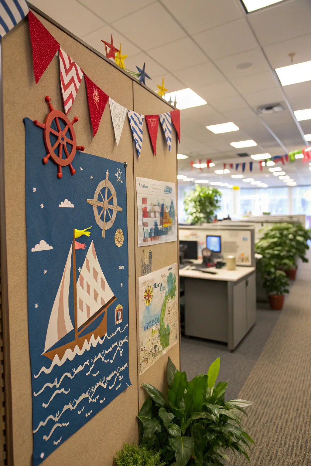 Office Bulletin Boards to Brighten Up Summer