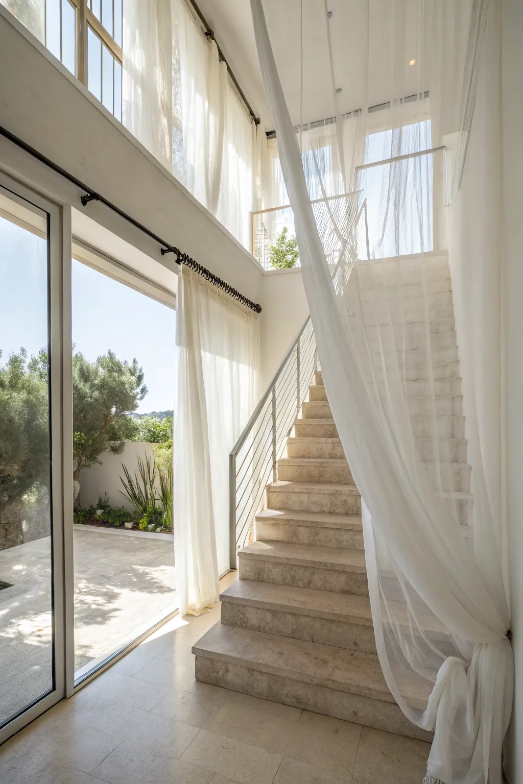 Fresh Stairwell Curtain Ideas for Every Interior