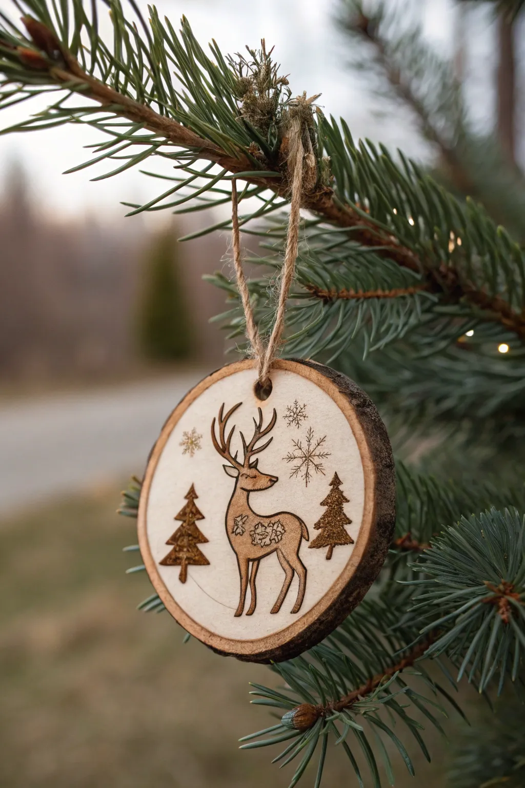 Imaginative Wooden Circle Ornament Creations