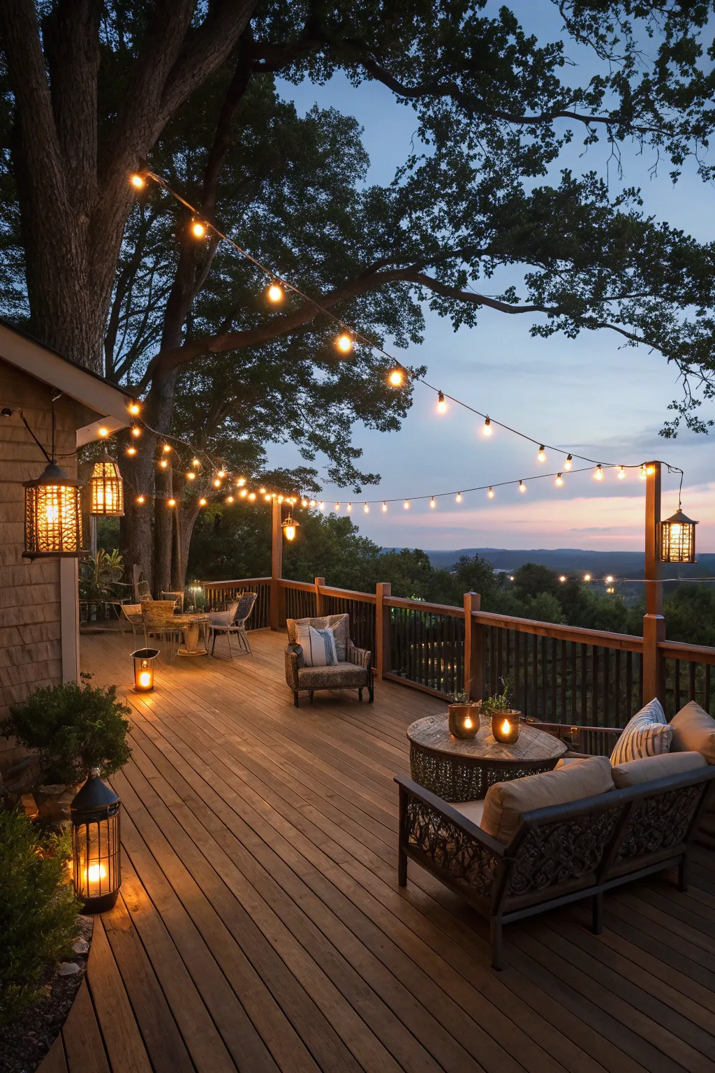 Unique Ideas for Decorating Large Decks
