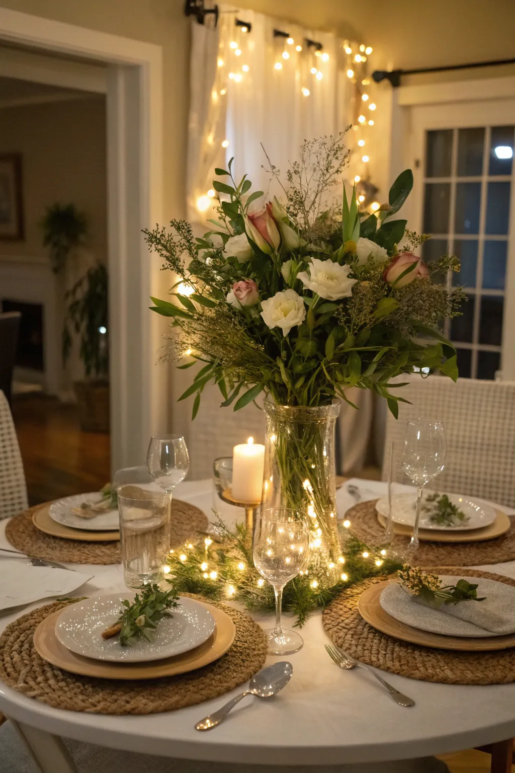 Simple Centerpiece Solutions for Round Tables
