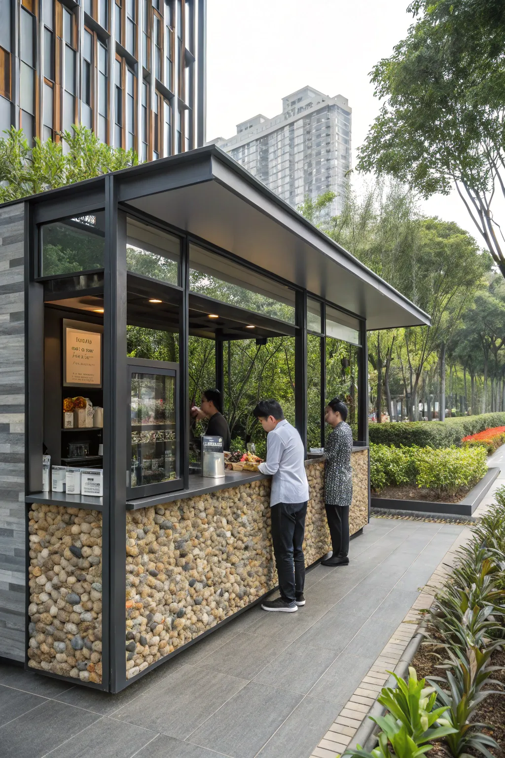 Fresh Coffee Shop Drive-Thru Design Ideas