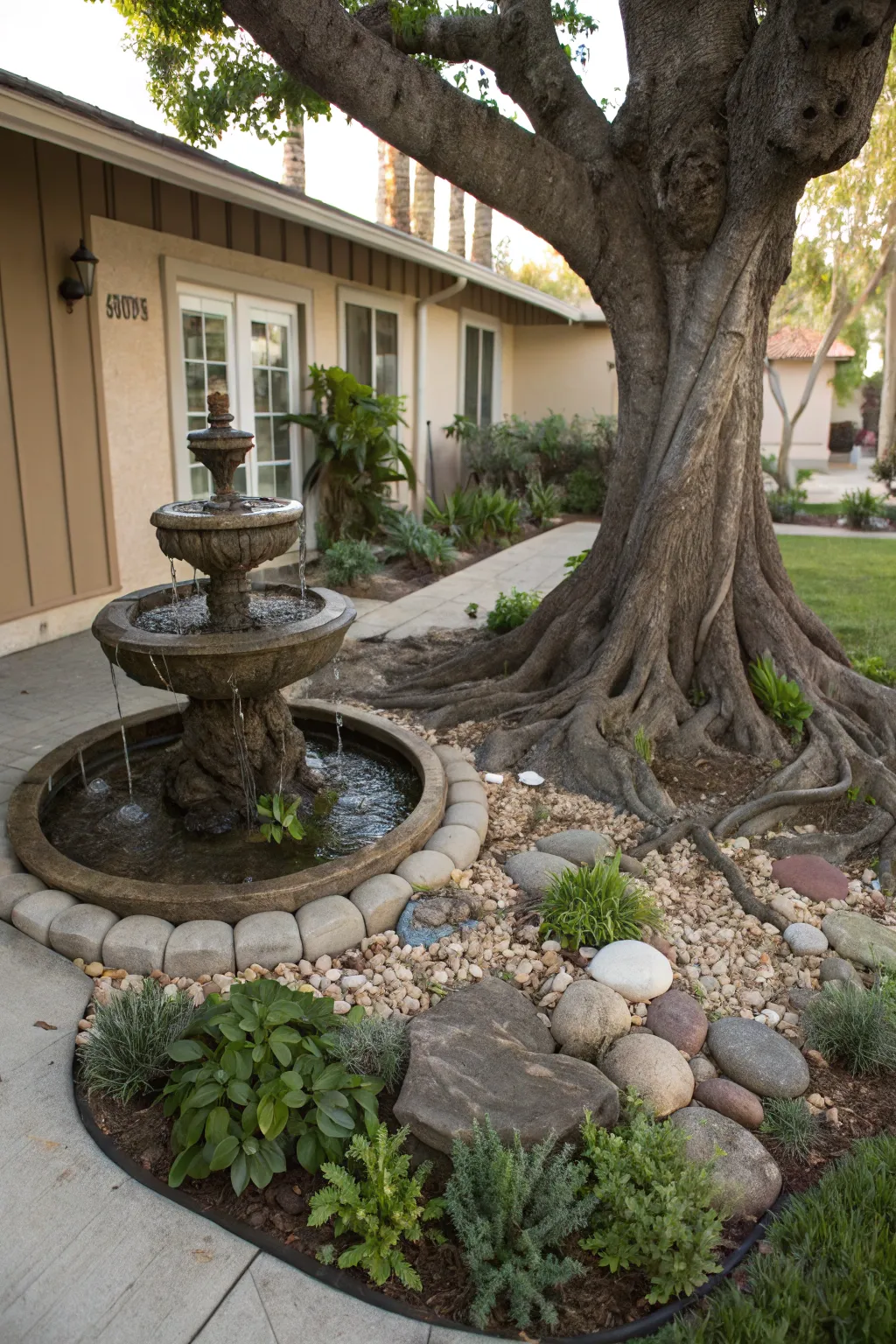 Front Yard Inspiration: Landscaping Where Tree Roots Grow