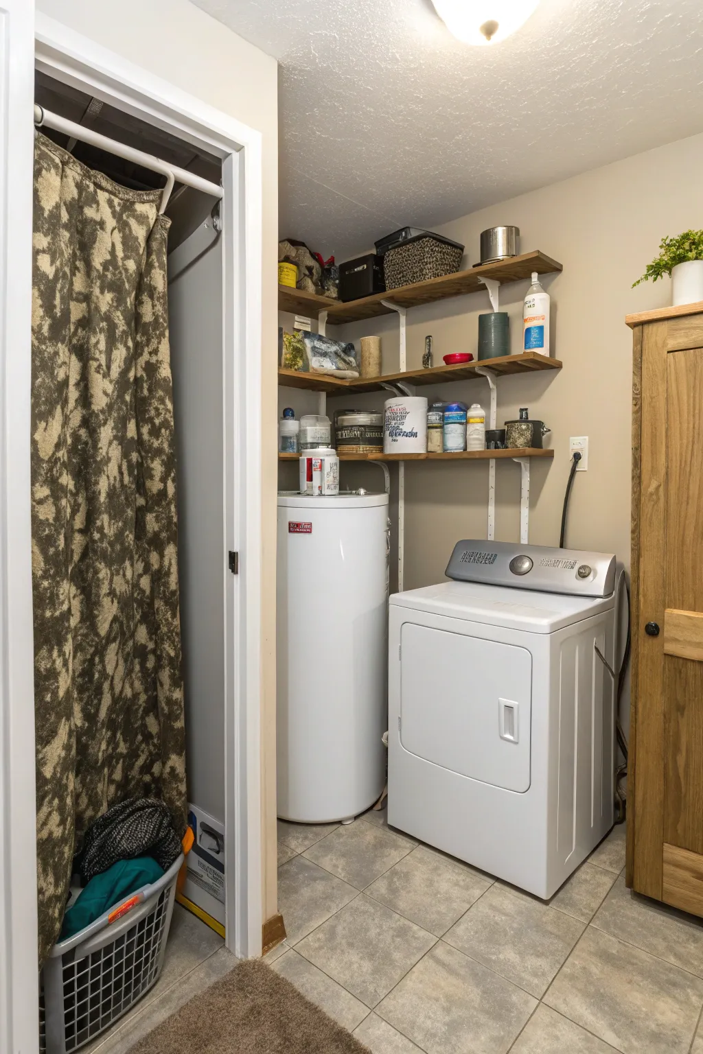 Practical Laundry Room Water Heater Hiding Methods