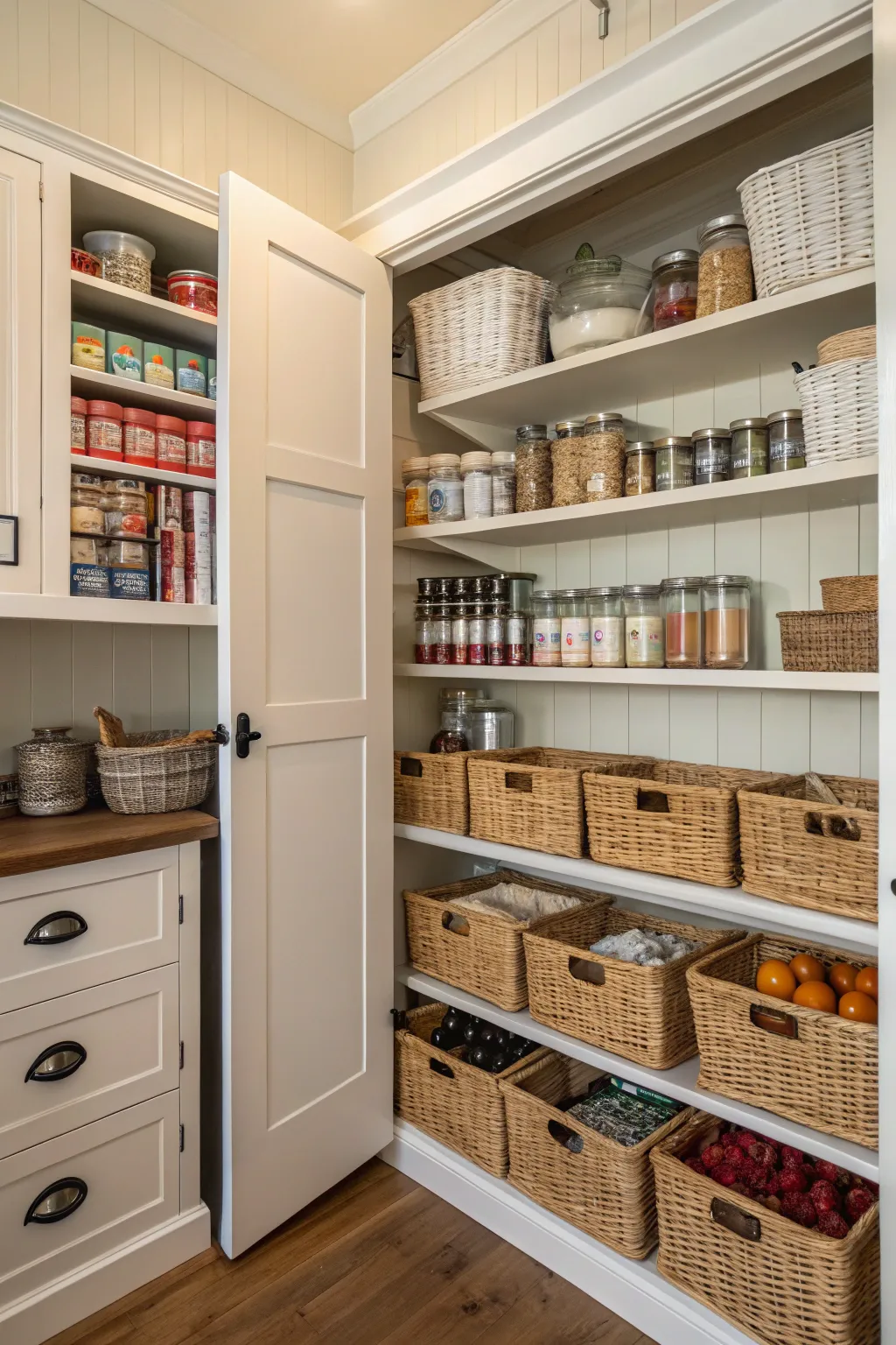 Open-Style Pantry Shelving Ideas