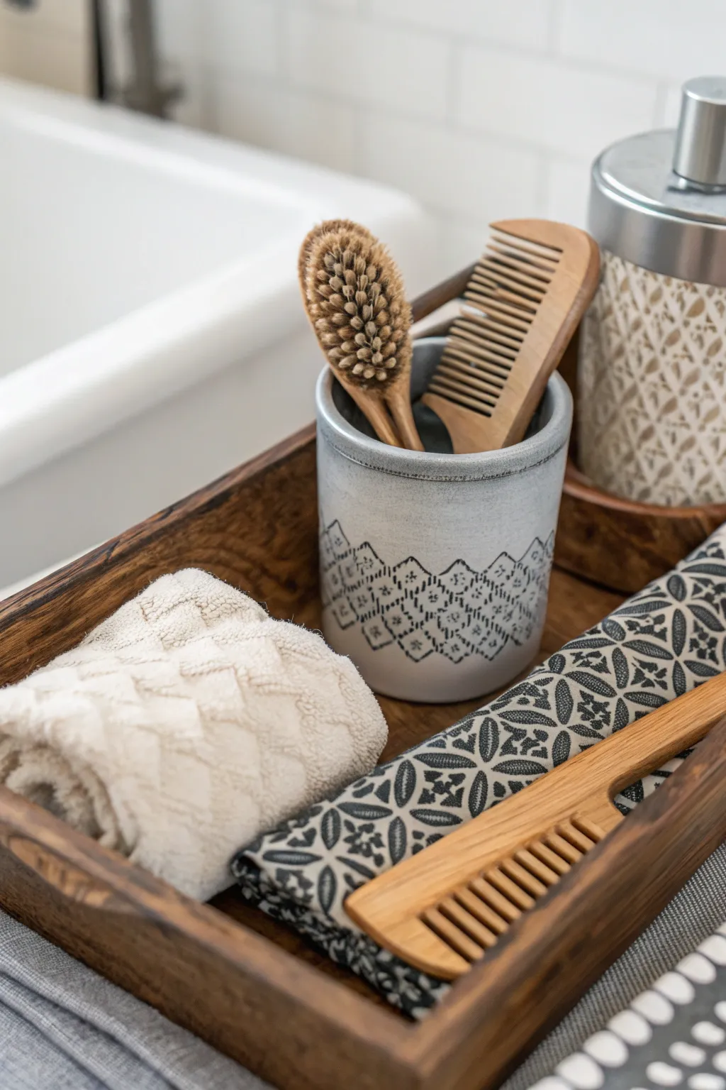 Fresh Vanity Tray Ideas for Bathrooms