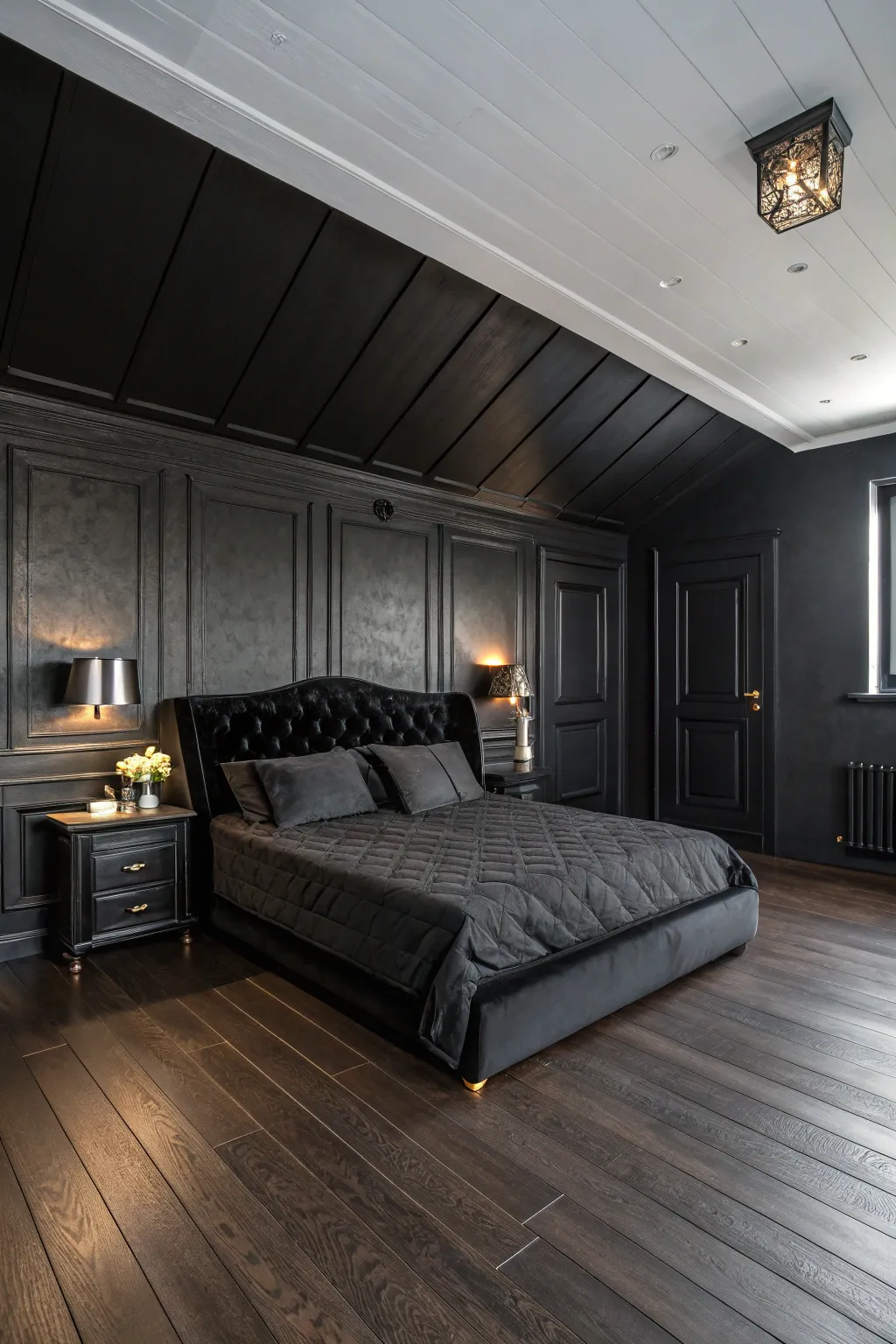Unique Ideas for an Aesthetic Black Bedroom