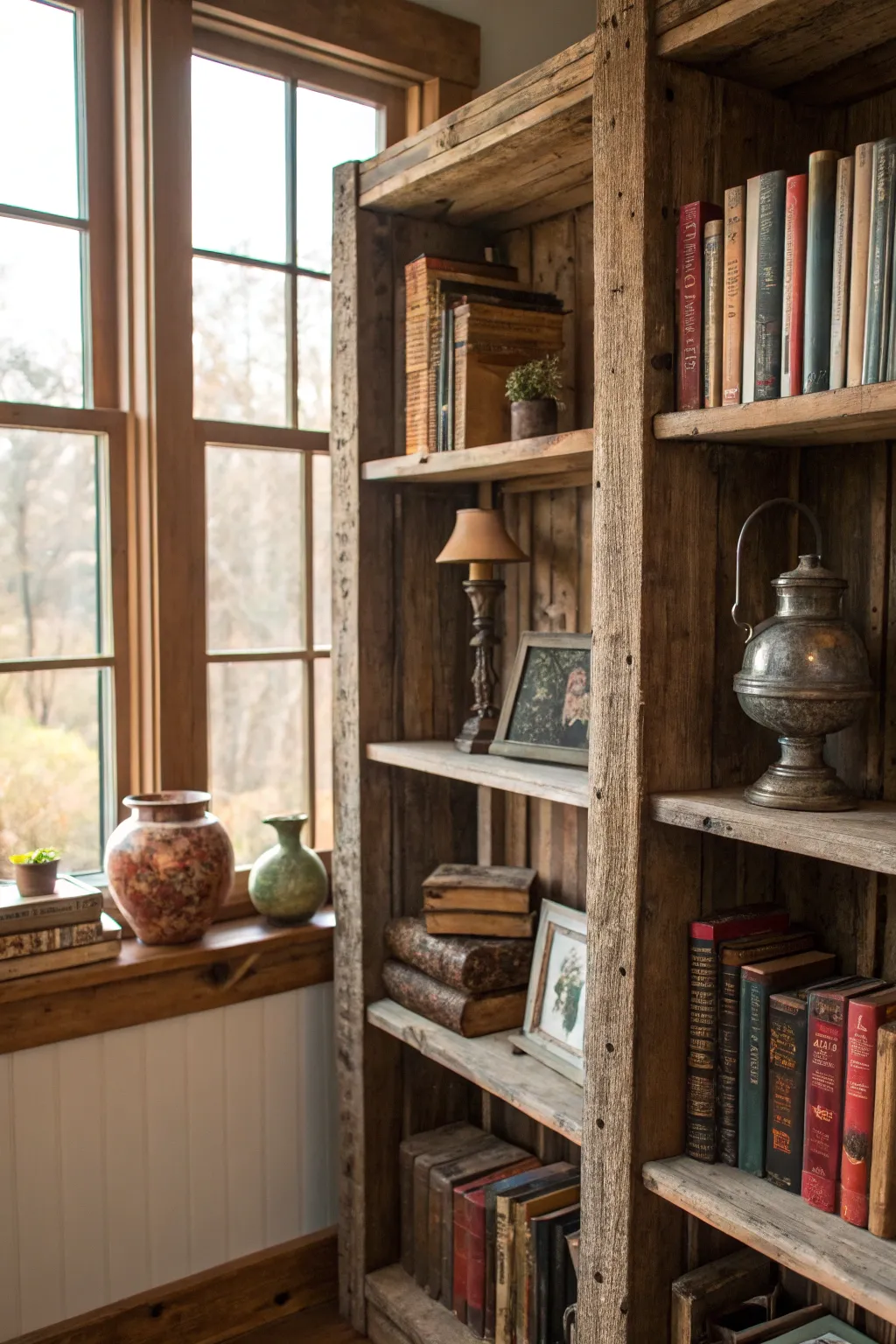 Creative Ideas for Bookshelves Near Windows