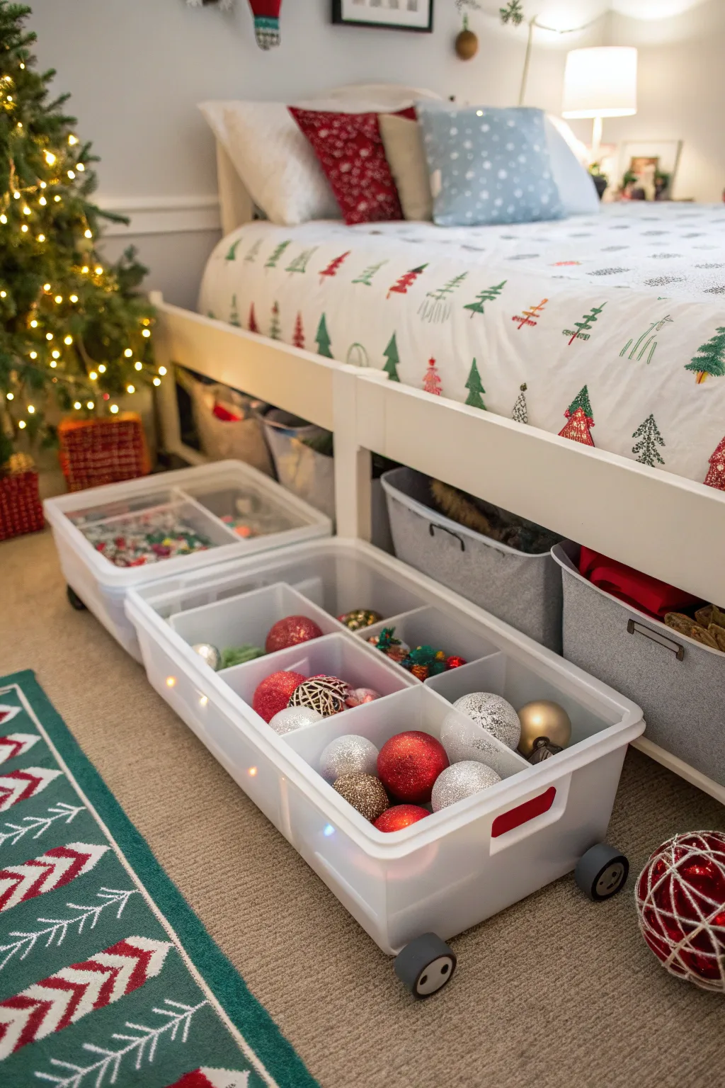 Genius Under Bed Storage Ideas with Wheels