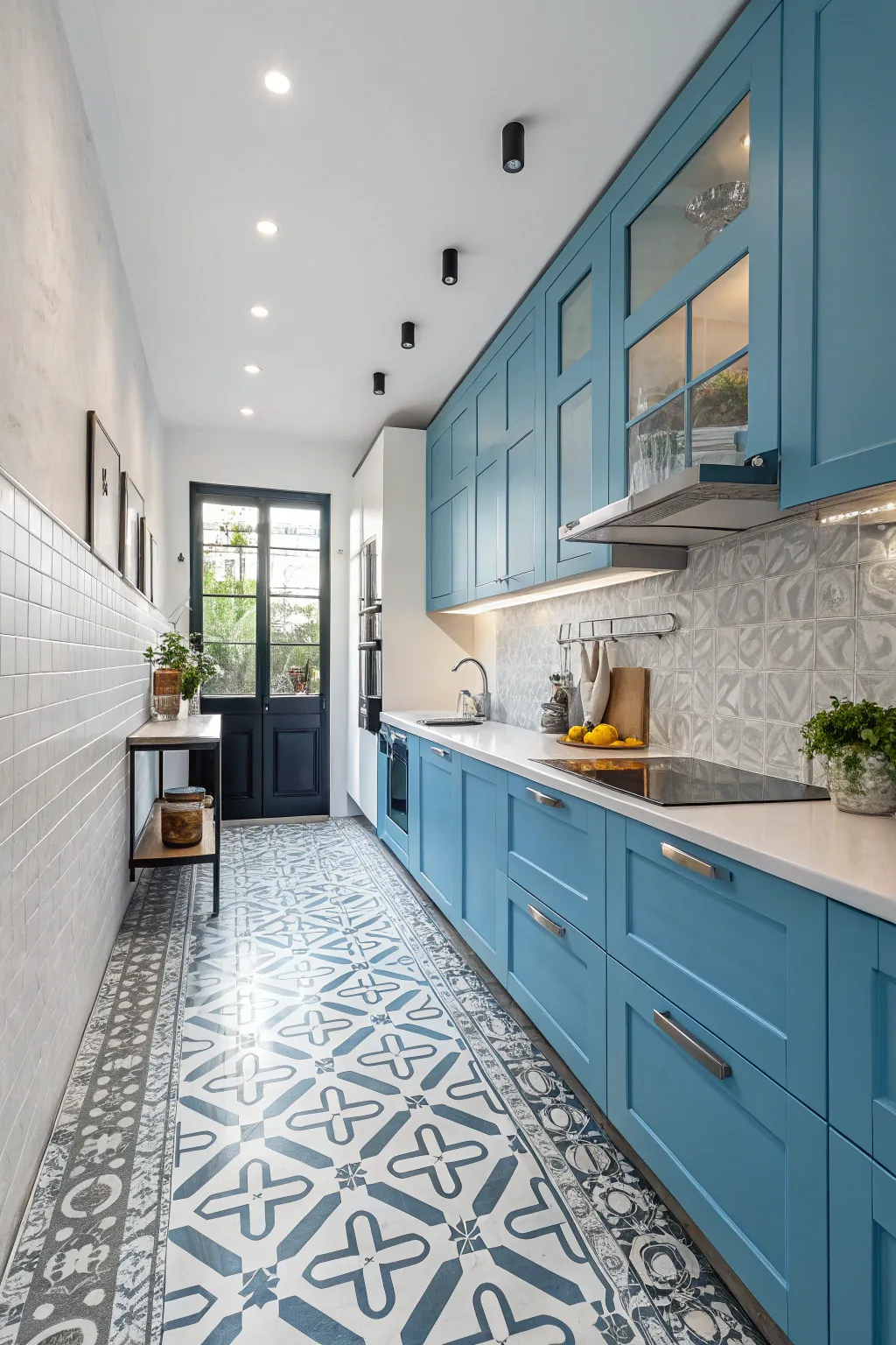 Unique Ideas for Blue Kitchen Cabinets