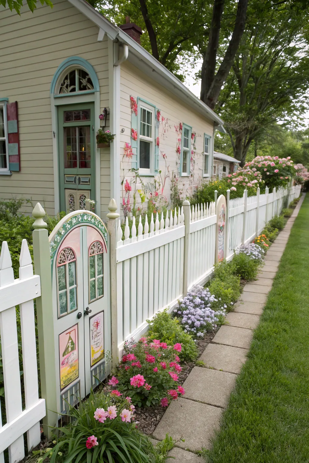Standout Picket Fence Painting Ideas