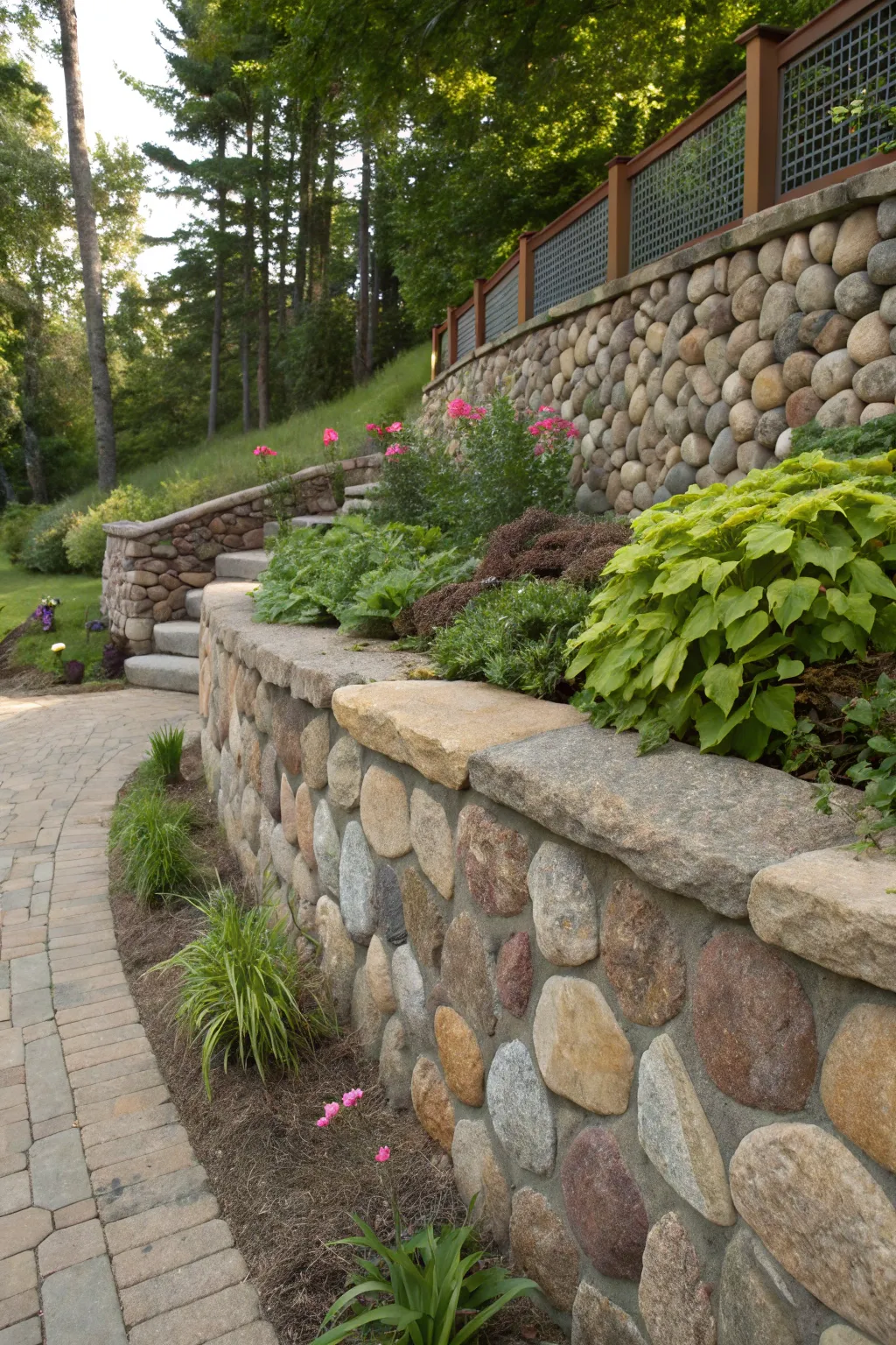 Photos Showcasing Innovative Retaining Wall Ideas