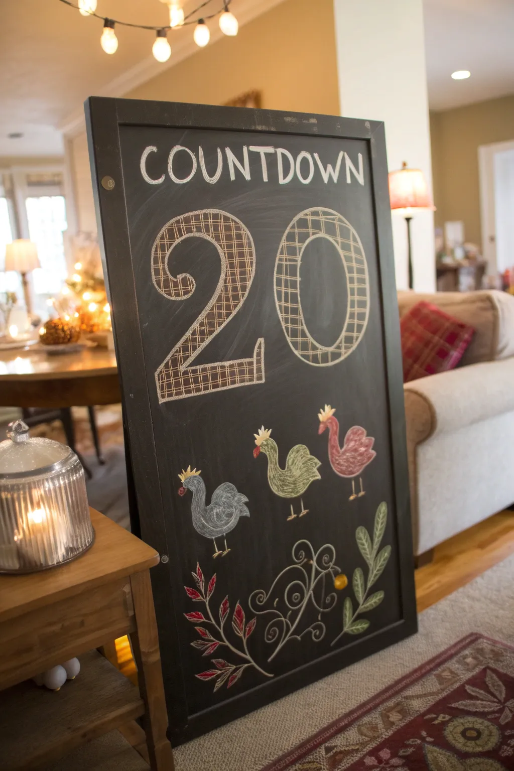 Chalkboard Decorating Ideas for November