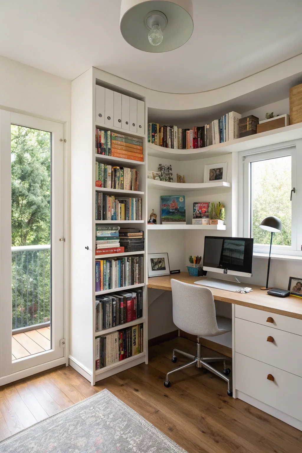 Unique Ideas for Home Office Shelving