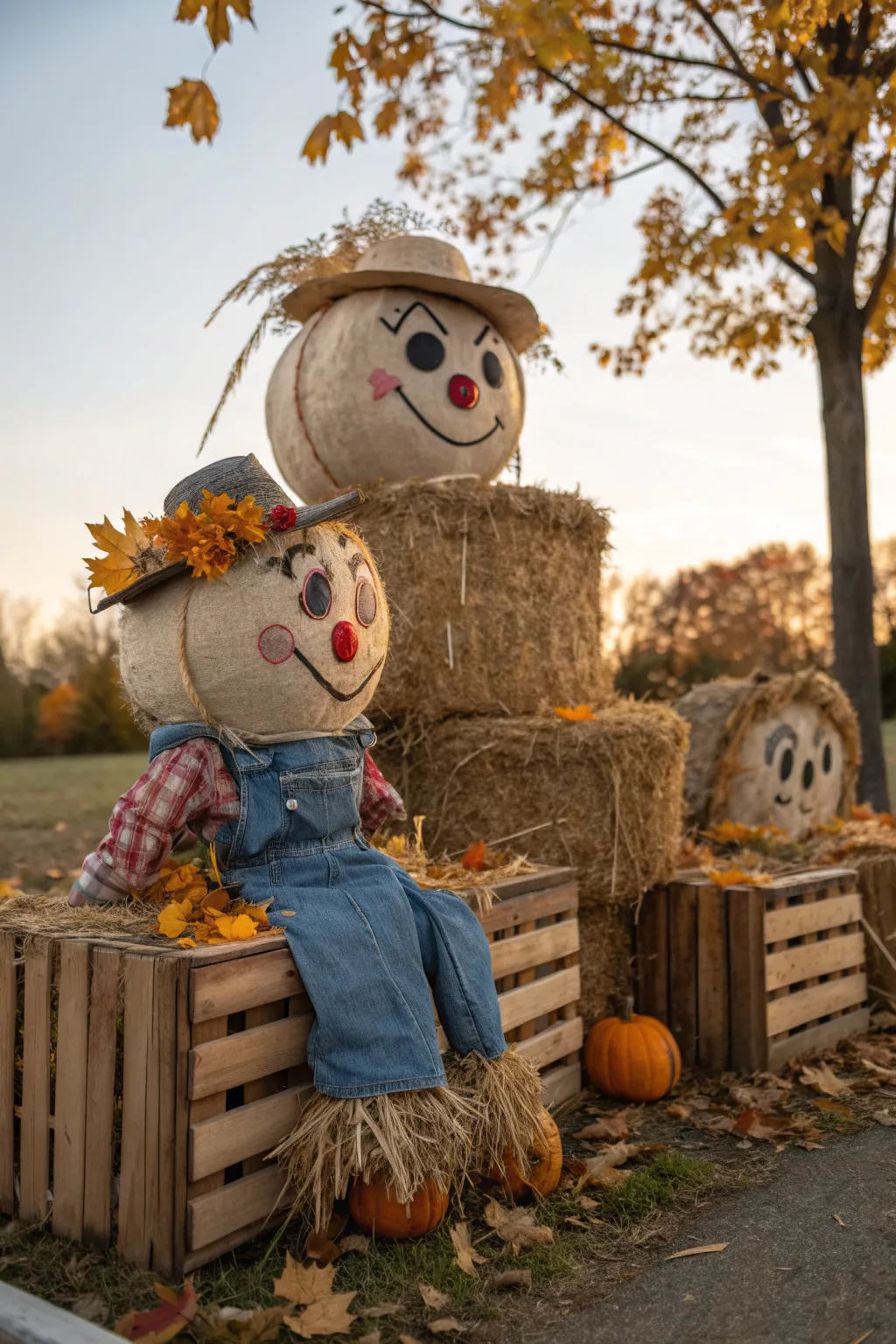 Innovative Ideas for Dressing Up Round Hay Bales