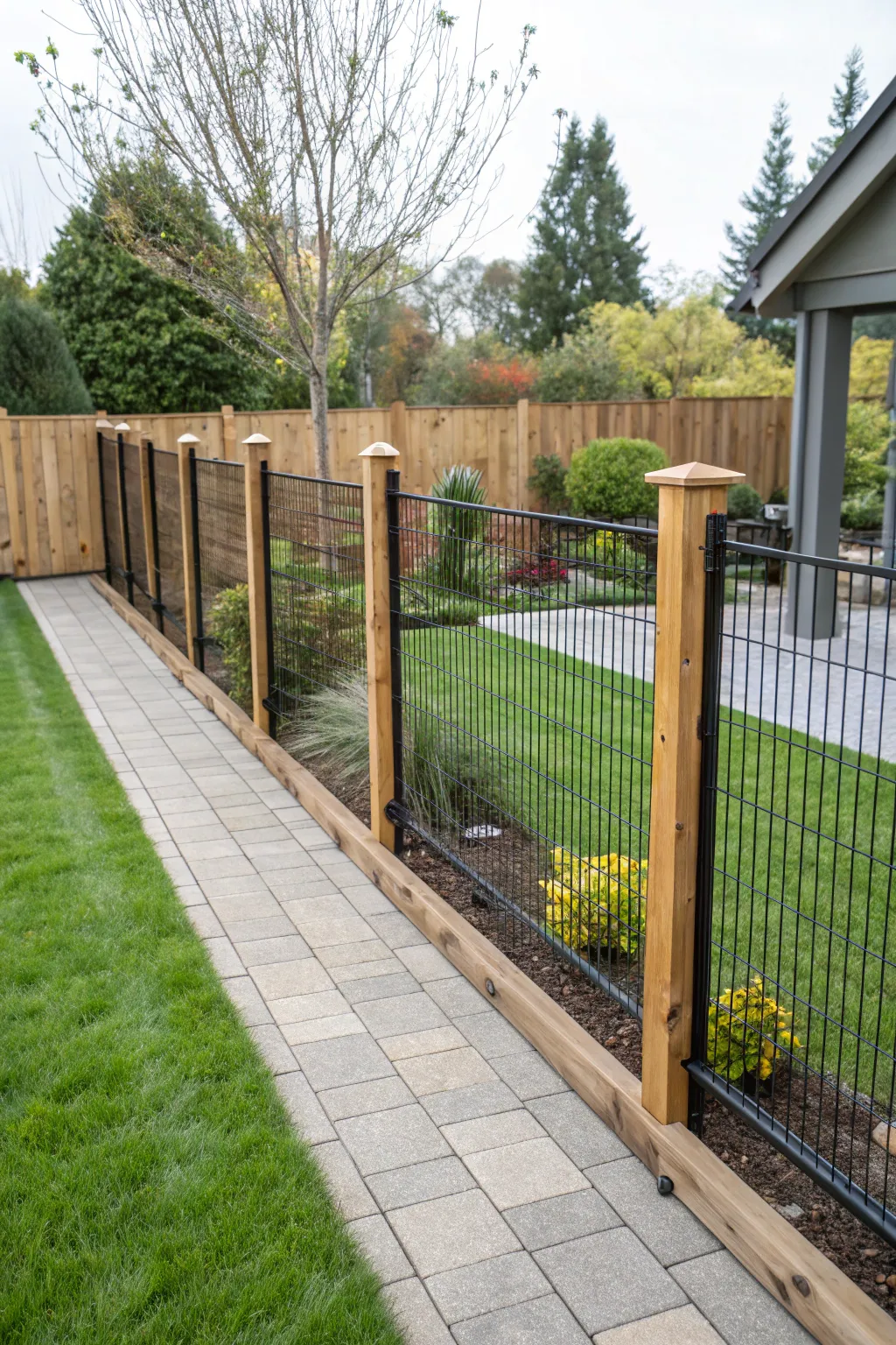 Unique Black Wire Fence Projects for Any Space