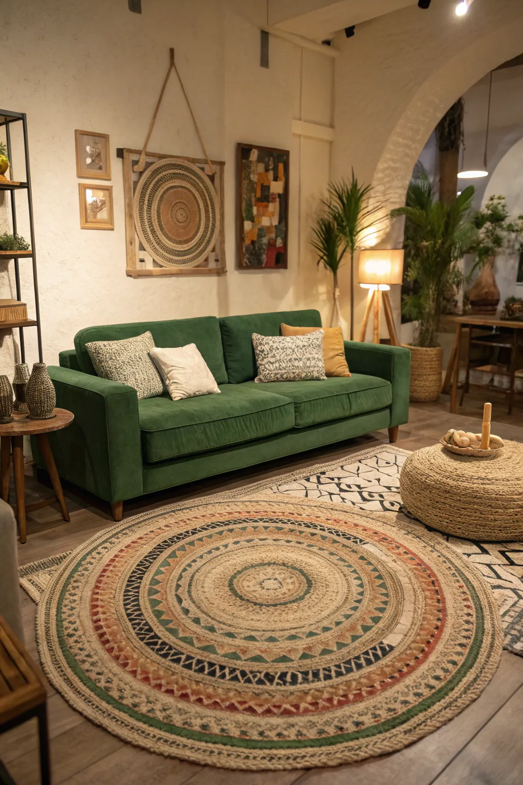 Choosing the Perfect Rug for Your Green Couch