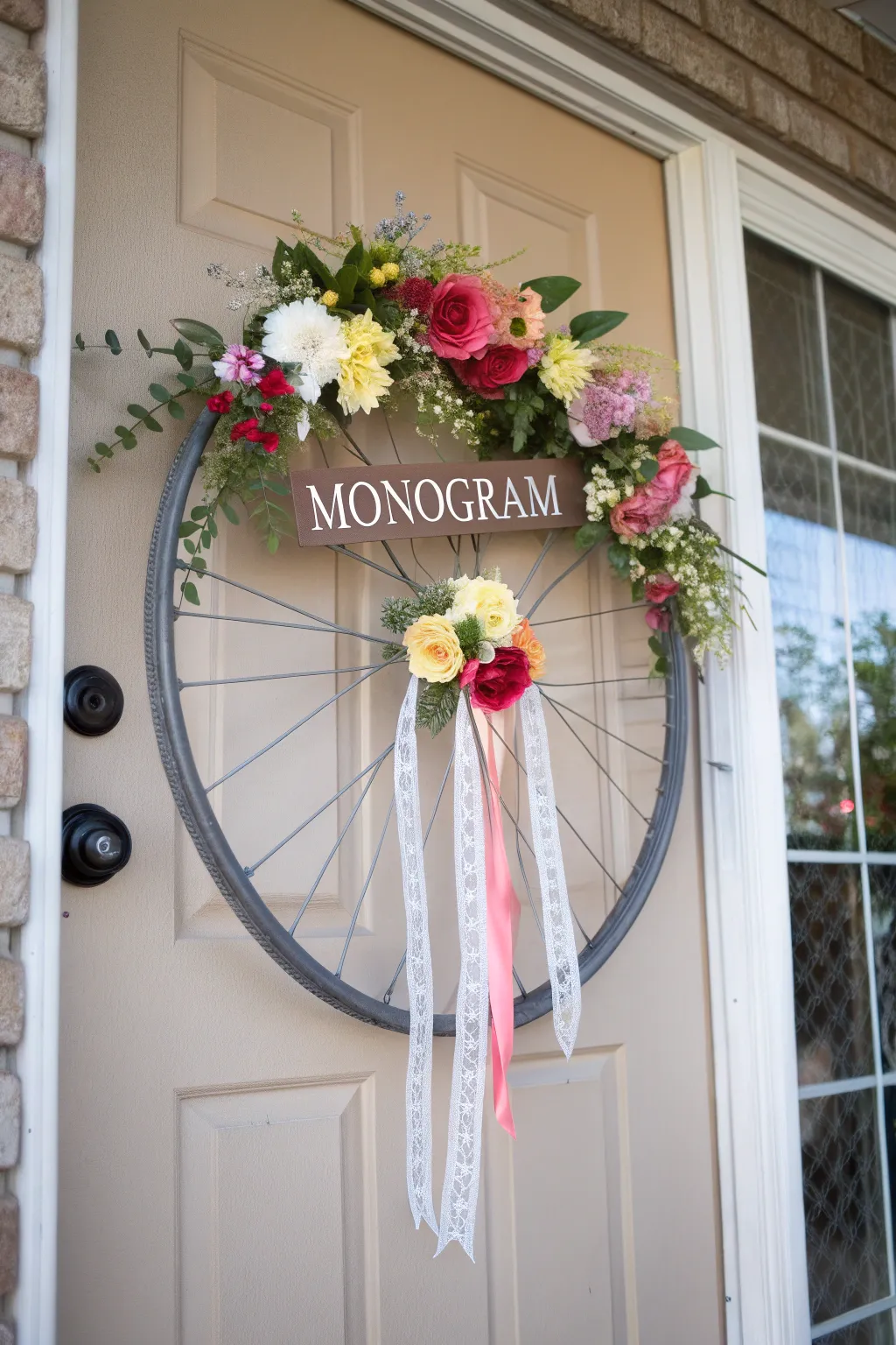 Fresh Concepts for Bicycle-Themed Wreath Decor