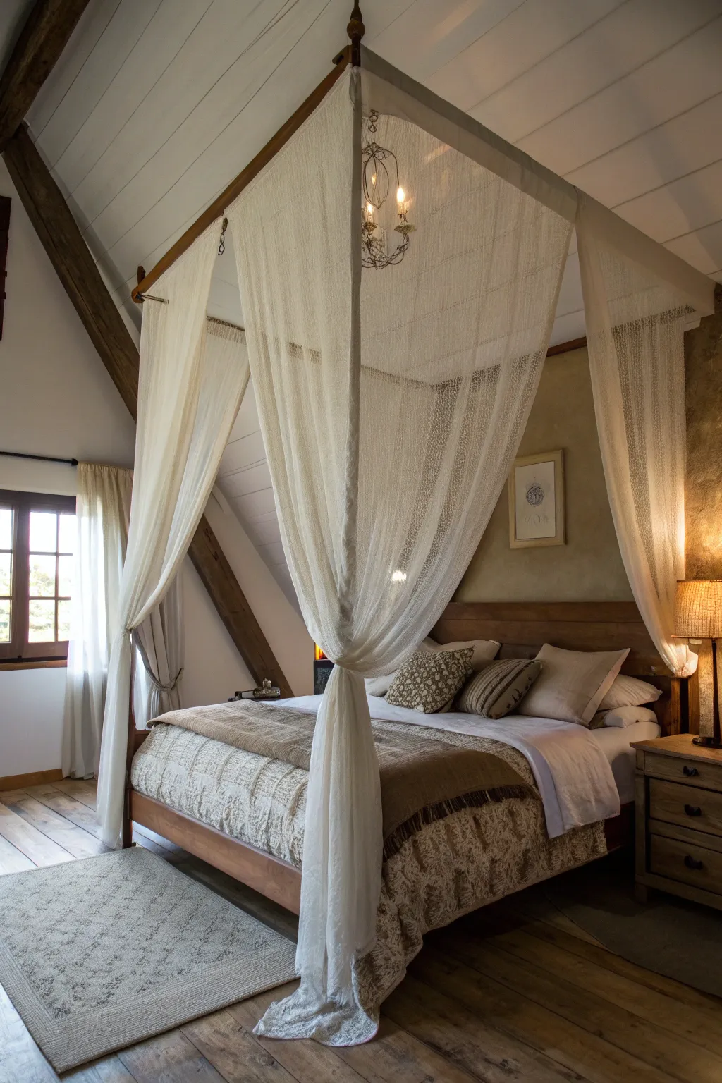 Innovative Canopy Options for Beds with Slanted Ceilings