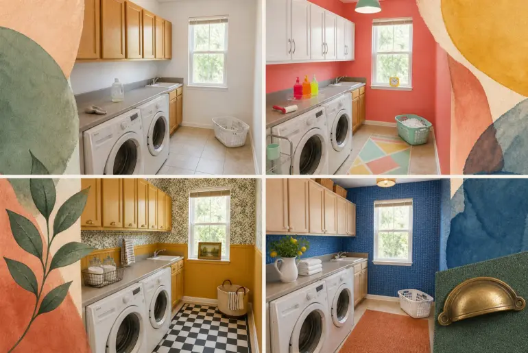 8 Saturated Color Palettes for Your Laundry Room Makeover