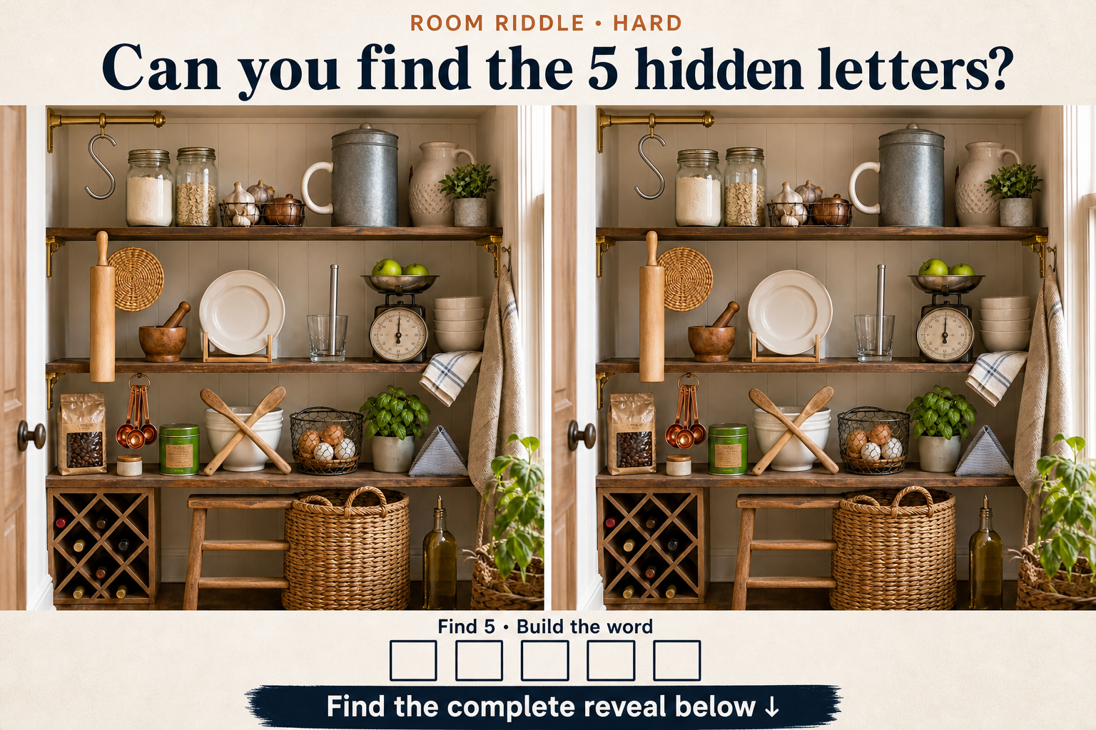 small pantry closet