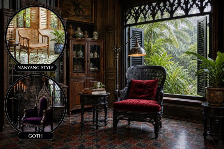 nanyang goth reading nook