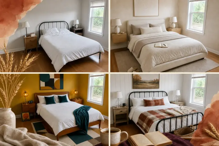 11 Bedroom Looks Styled For The Ultimate Fall Cozy Season