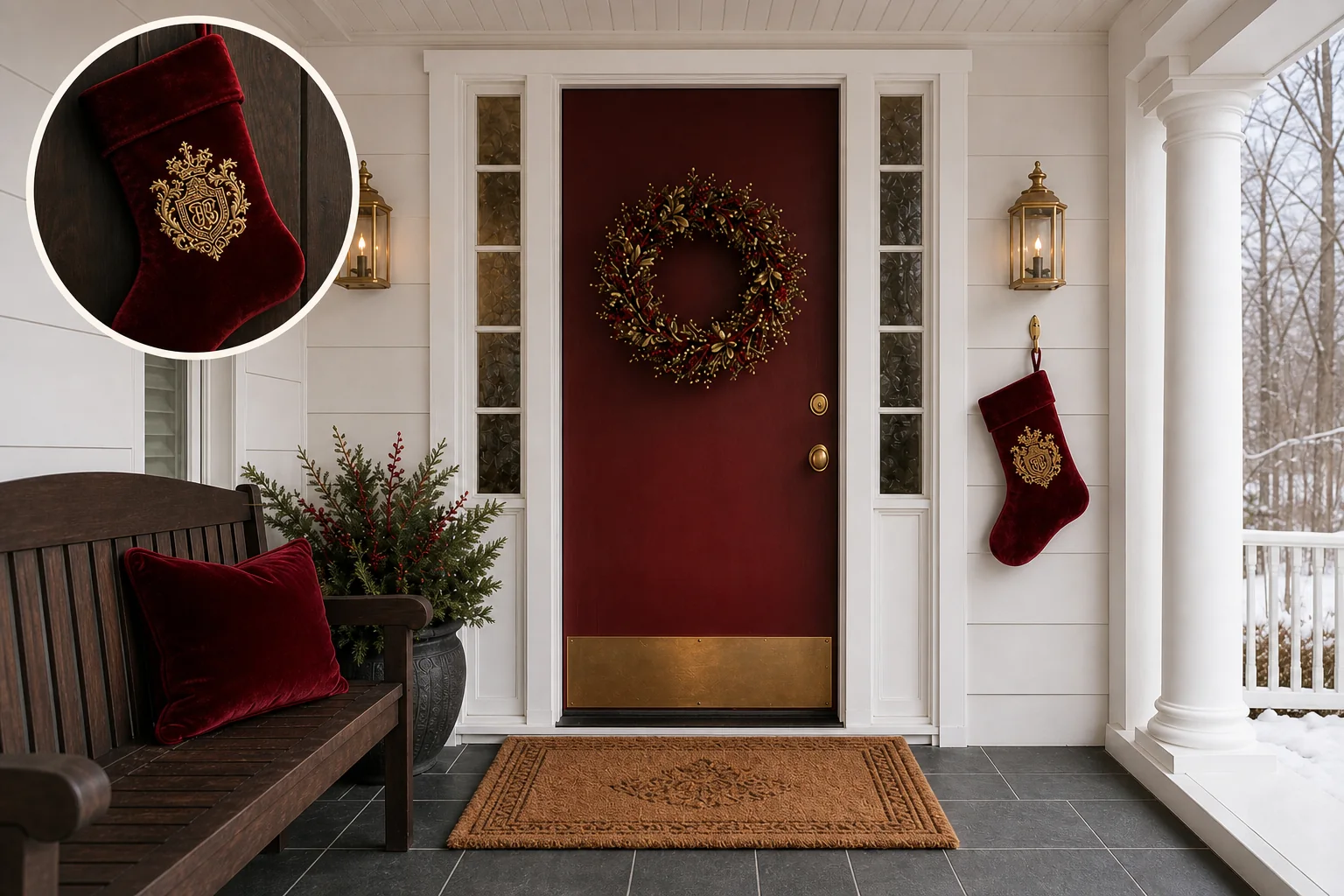 covered front porch