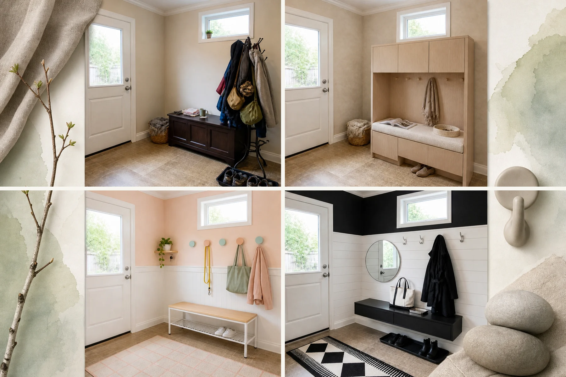 7 Ways To Style A Small Mudroom With Scandi Minimalism