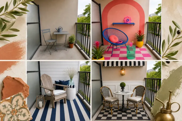Style A Small Balcony Using 7 Distinct Design Trends