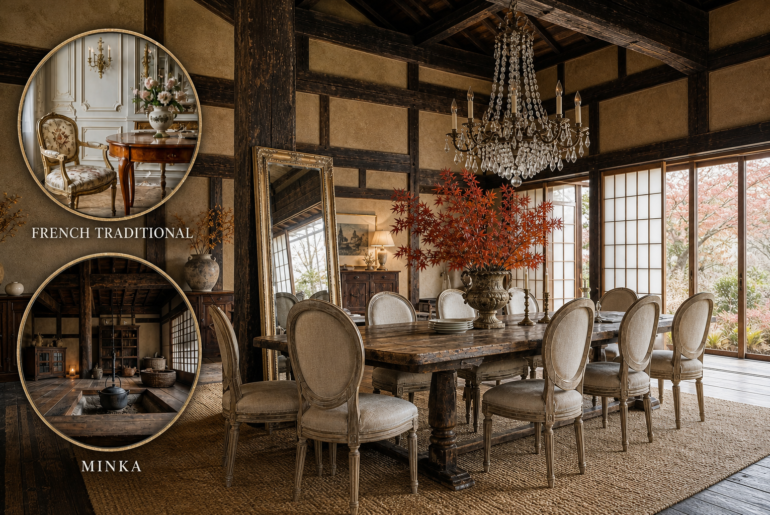 french minka dining room