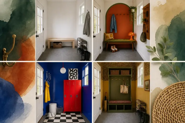 Transform Your Mudroom With 8 Saturated Color Palettes