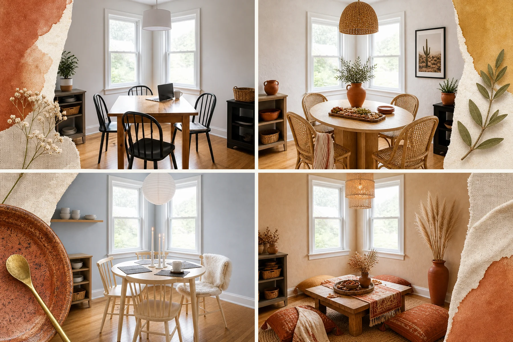 Styled for every celebration: 11 breakfast nook hosting designs