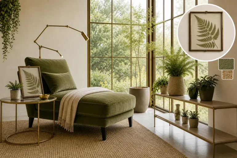 sunroom plant nook