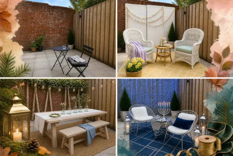See How This Urban Garden Transforms for 11 Seasonal Holidays