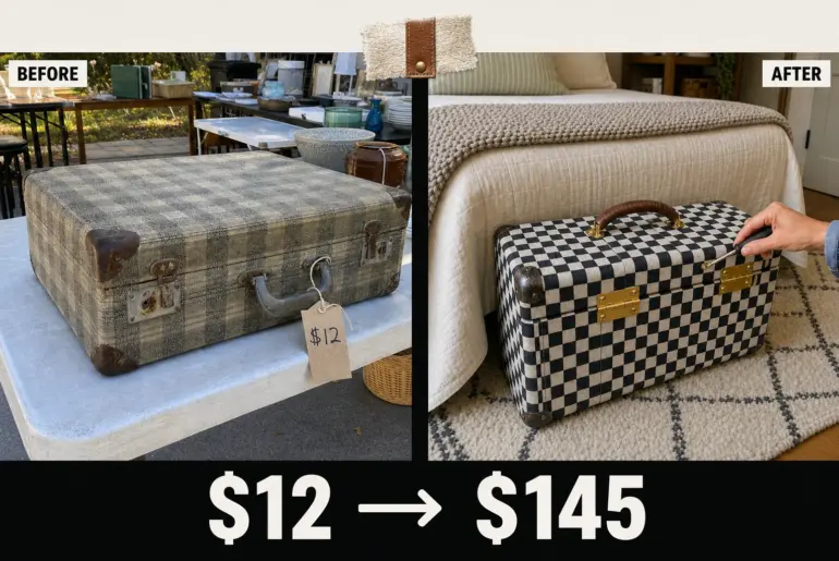 vintage suitcase hardware restoration