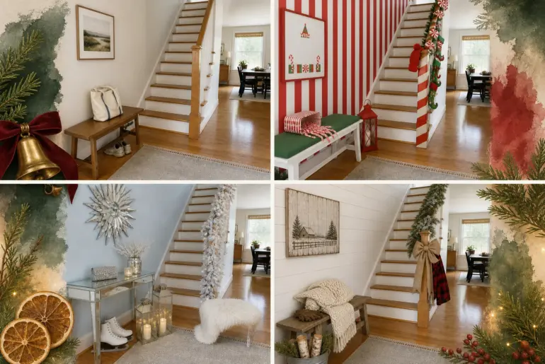 Elevate Your Home With 11 Festive Staircase Holiday Looks