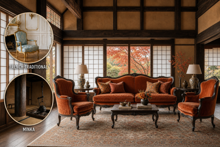 french minka living room