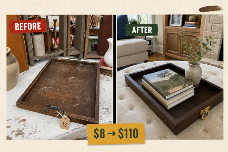 wooden tray gel stain