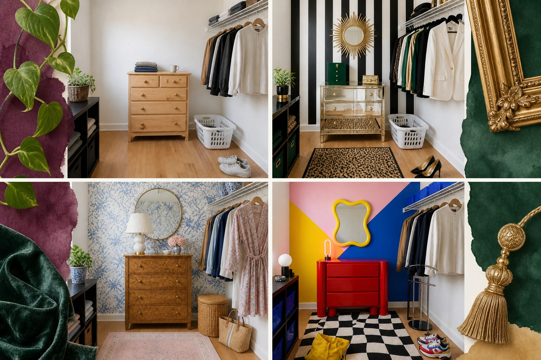 7 bold maximalist styles for your walk-in closet makeover