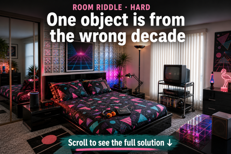 black bedroom