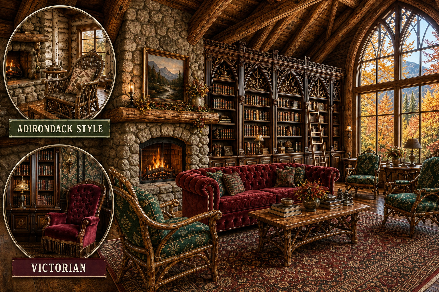 adirondack victorian library