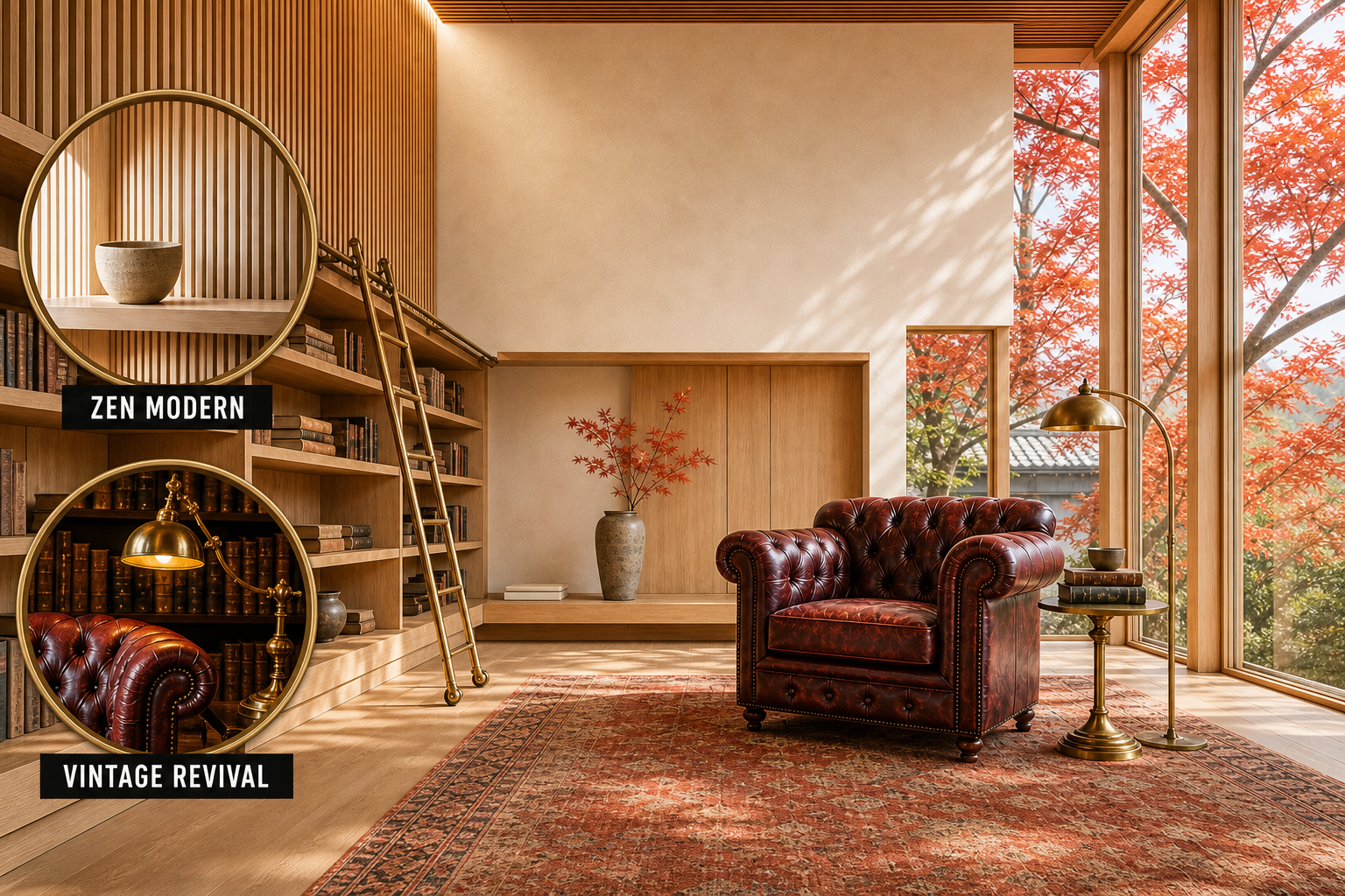 zen vintage revival library