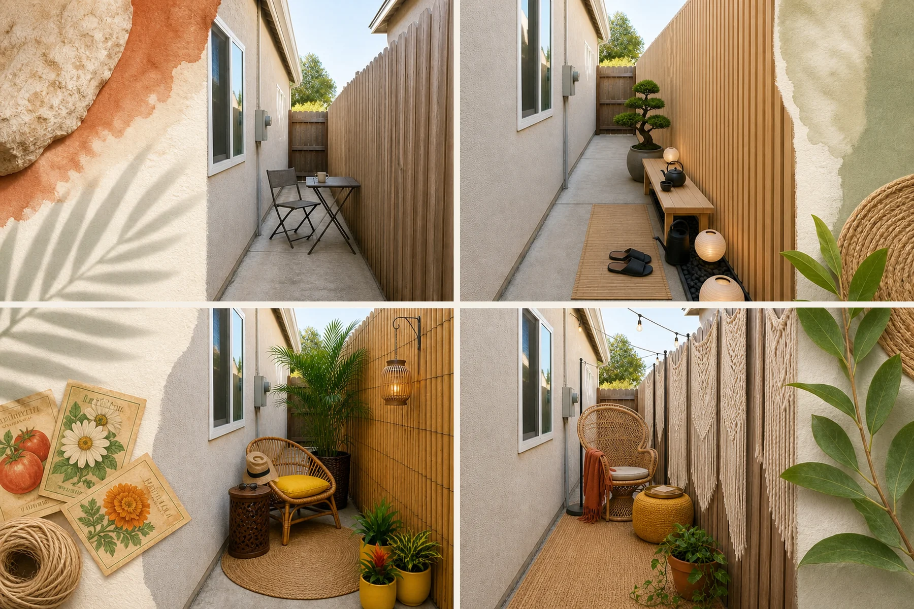 9 renter friendly upgrades for your narrow side yard