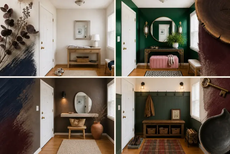 Transform Your Small Entryway With 8 Rich Moody Color Palettes