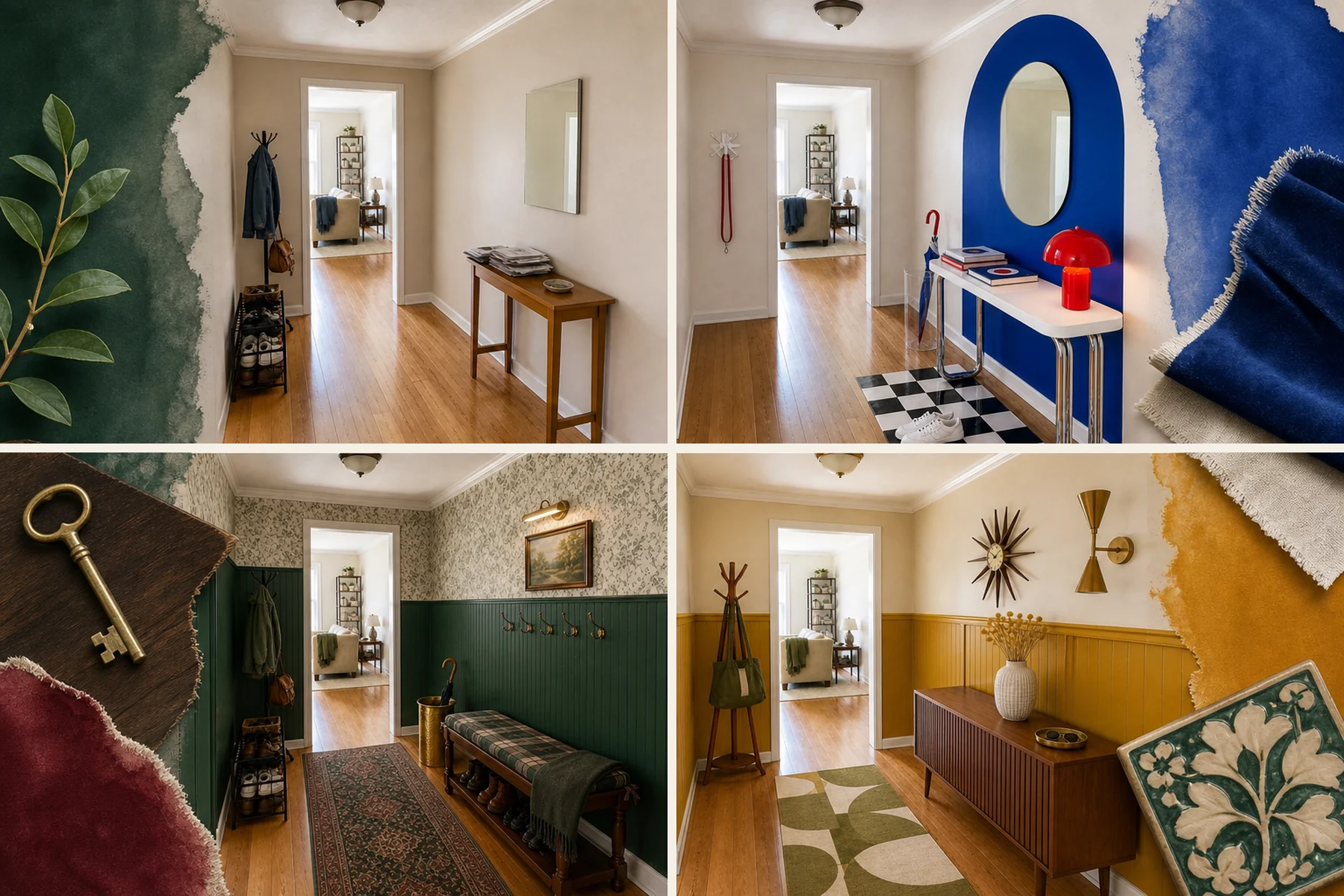 8 Saturated Color Palettes For Your Entryway Makeover