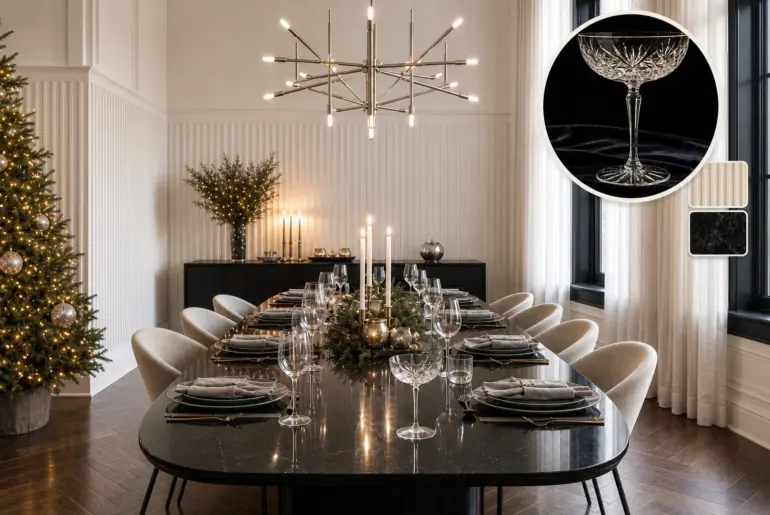 Christmas dining room