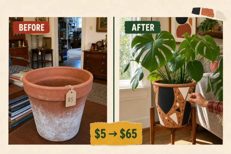 terracotta pot contact paper update