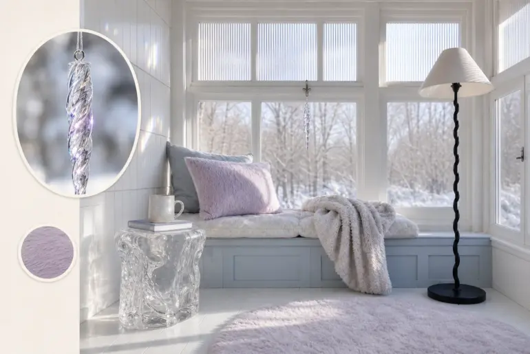 winter porch nook